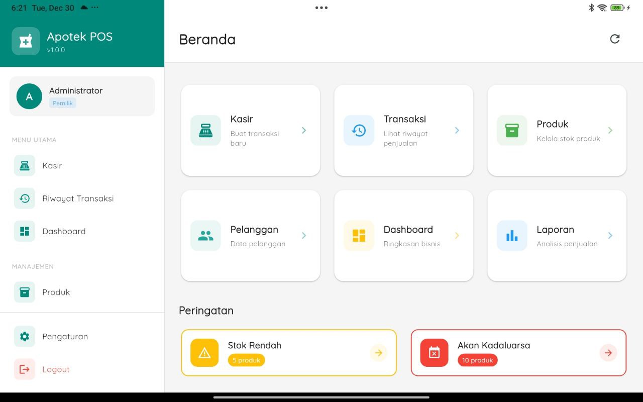 APOTEK KARTIKA Tablet View